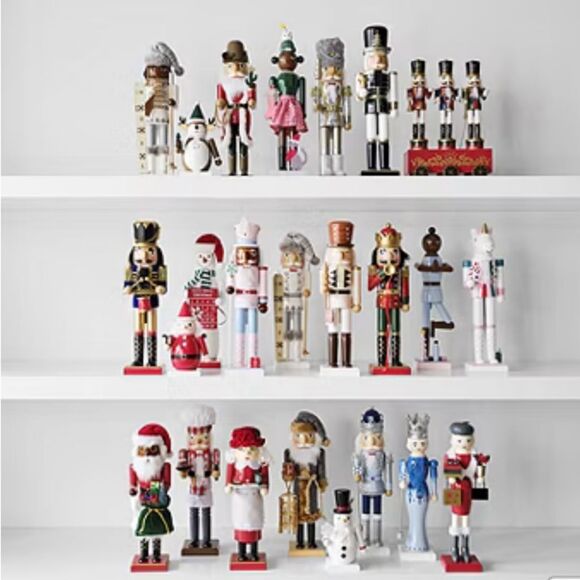 Gold Glitter Disco Hat Soldier Nutcracker 14” North Pole Christmas Home Decor - Picture 7 of 7